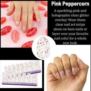 Color Street Nail Polish Strips: Pink Peppercorn